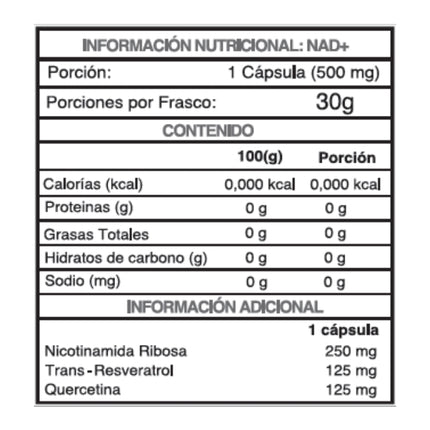 NAD+, 60caps