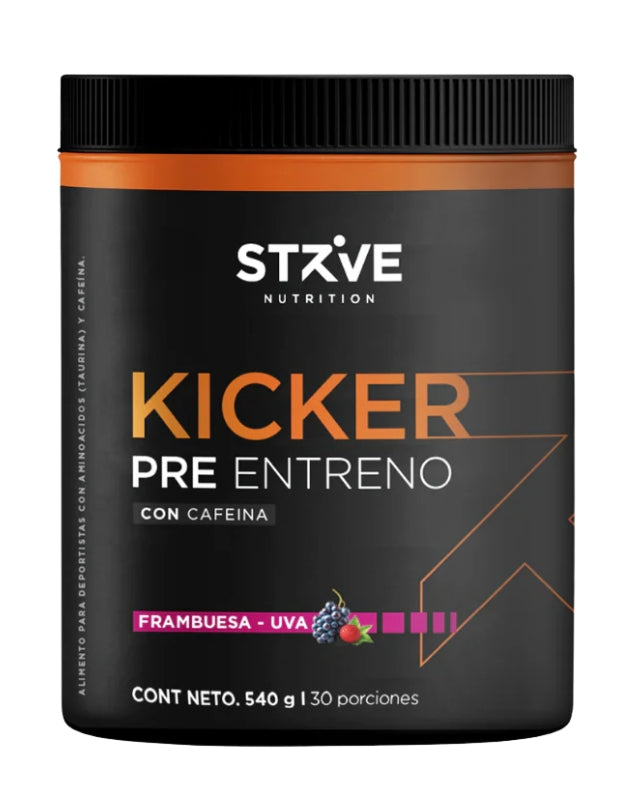 Kicker Pre entreno, Frambuesa Uva, 540g