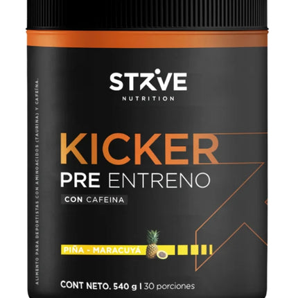 Kicker Pre Entreno, Piña Maracuya, 540g.