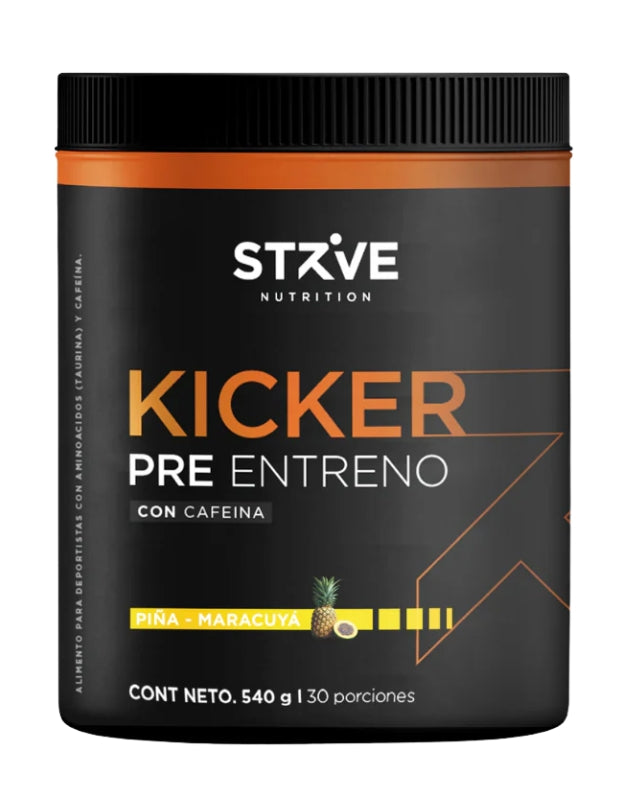 Kicker Pre Entreno, Piña Maracuya, 540g.