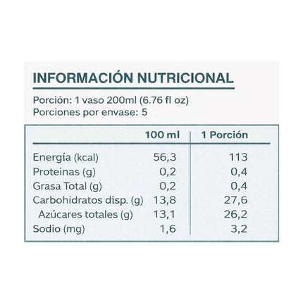 Jugo Manzana Mango Piña, 1000 ml VENCE: 2/8/2026
