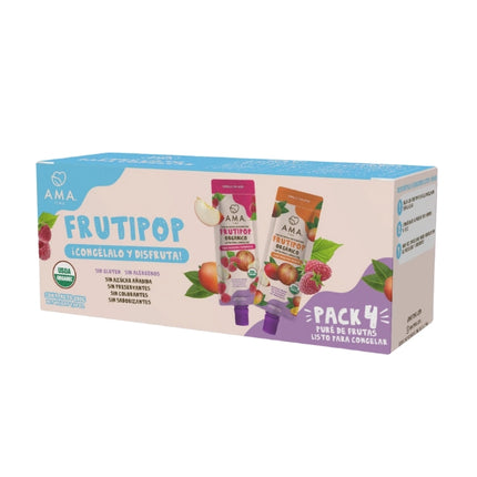 Pack Frutipop Orgánico, 70g, 4u