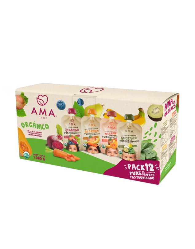Pack Variedades Puré Vegetales, 90g, 12u