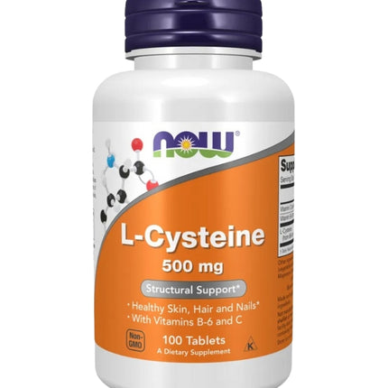 L-Cysteine, 500 mg, 100 tabs