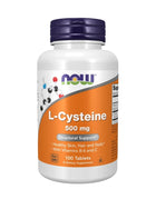 L-Cysteine, 500 mg, 100 tabs