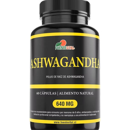 Ashwagandha, 640 mg, 60 caps.