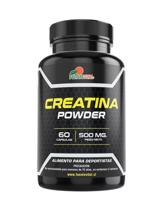 Creatina Powder, 500mg, 60 caps.
