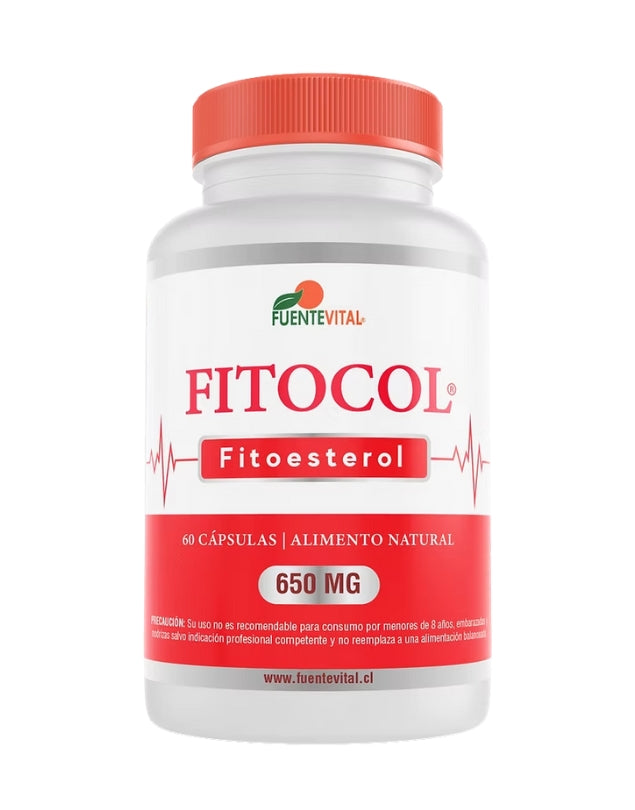 Fitocol, Fitoesterol, 650 mg, 60caps.