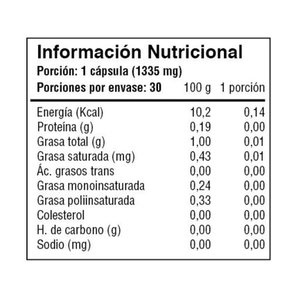 Pepa de Calabaza, Antioxidante, 30 caps