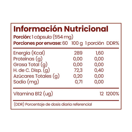 Vitamina B12, 60 caps