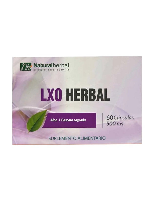 LXO Herbal, Aloe, 500 mg, 60 caps