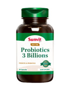 Probióticos 3 Billones, 60 caps