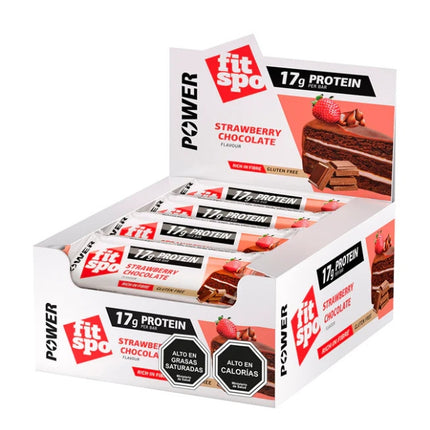 Pack Barras Proteína, Strawberry Chocolate, 12 uni