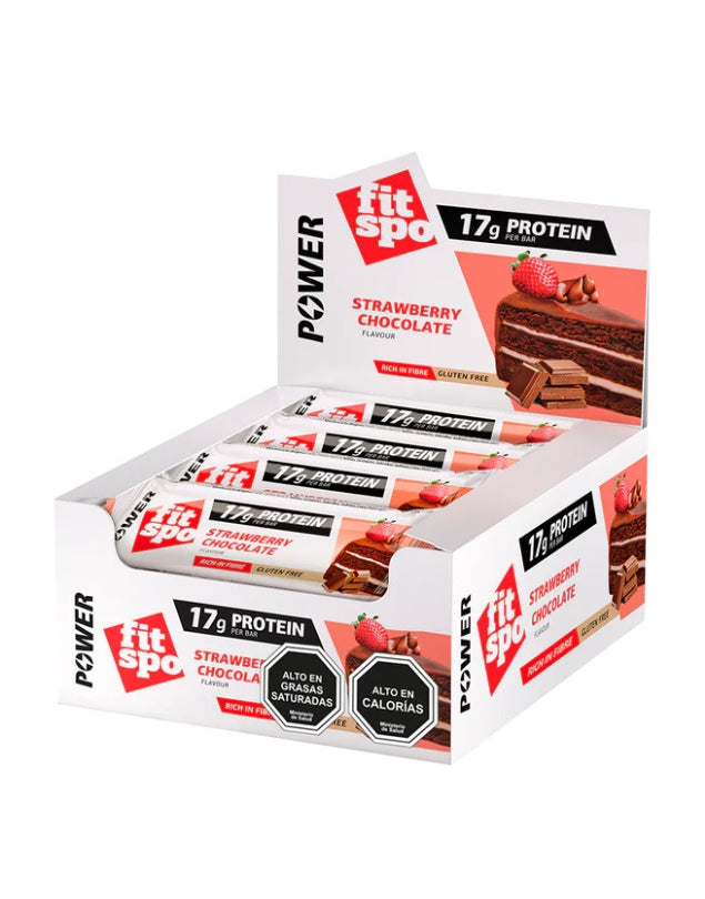 Pack Barras Proteína, Strawberry Chocolate, 12 uni