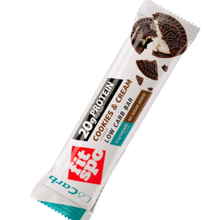 Pack Barras Proteína, Cookie & Cream, 12 uni