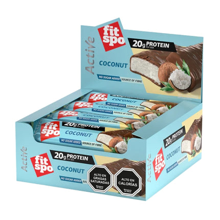 Pack Barras Proteína, Coconut, 12 uni