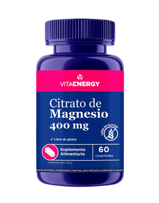 Citrato De Magnesio 400 mg, 60 comprimidos