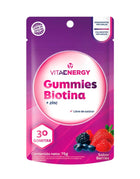 Gomitas De Biotina + Zinc, Sabor Berries, 30 gomitas