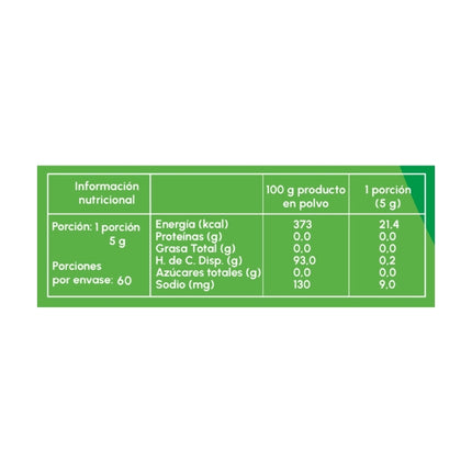 Espesante De Alimentos, Sabor Neutro, 300 g