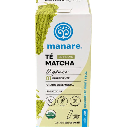 Te Matcha Sachet Organico, 20u