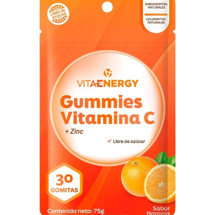 Gomitas Vitamina C + Zinc, 30 gomitas