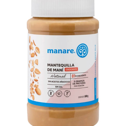 Mantequilla de Mani, Crocante, 500g