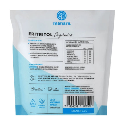 Eritritol, Organico, 400g