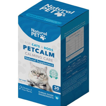 Petcalm, Calmante natural, 30 sachets