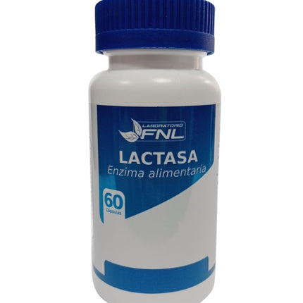 Lactasa, Enzima Digestiva, 60 caps.