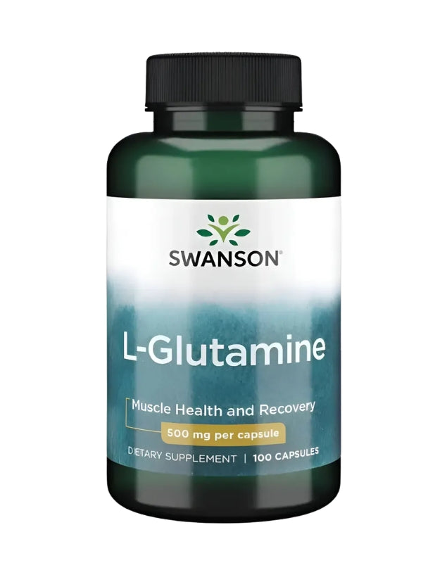 L-Glutamina, 500mg, 100caps