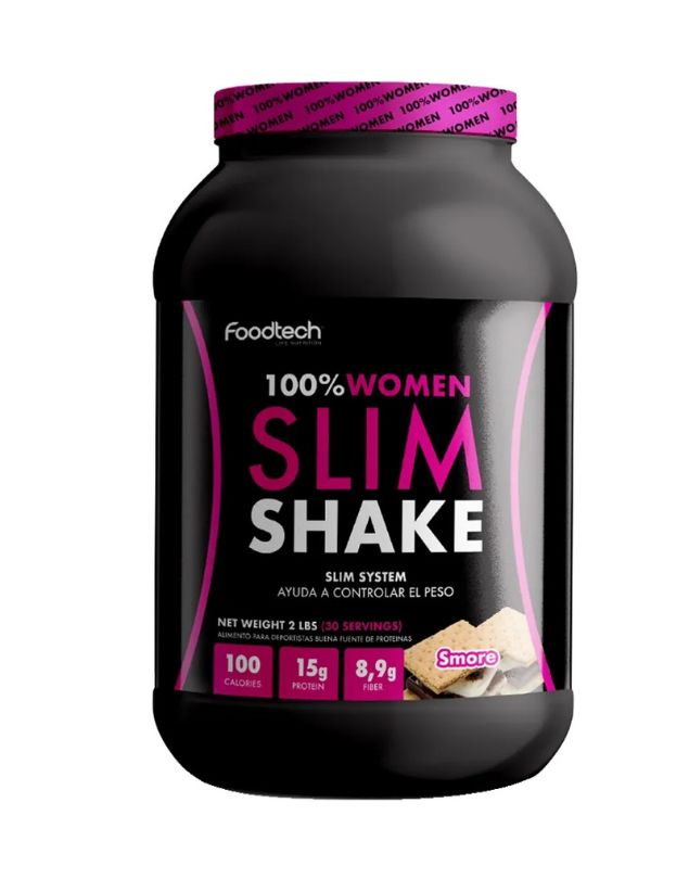 100% Women Slim Shake, Sabor Smore, 2 Lbs