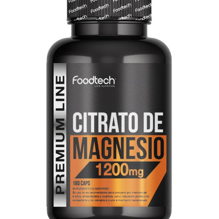 Citrato De Magnesio, 1200mg, 180 caps