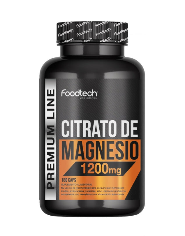 Citrato De Magnesio, 1200mg, 180 caps