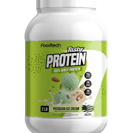 Tasty Protein 100% Whey, Sabor Pistachio Ice Cream, 2lbs