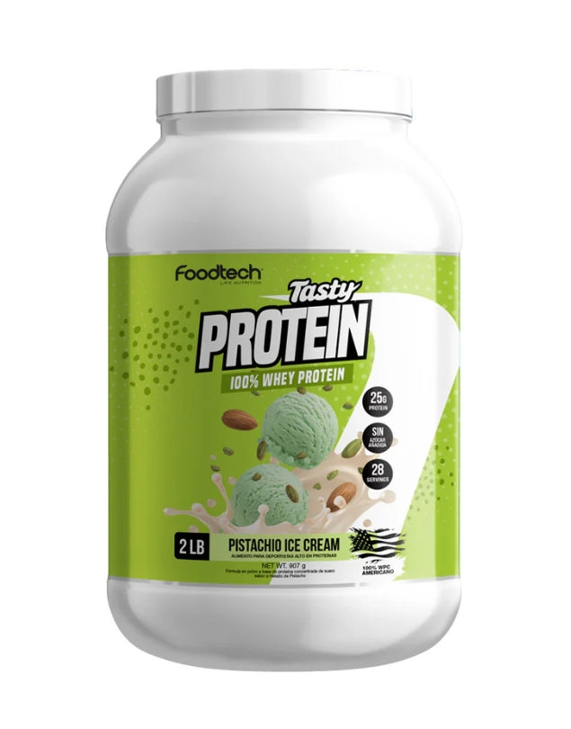 Tasty Protein 100% Whey, Sabor Pistachio Ice Cream, 2lbs
