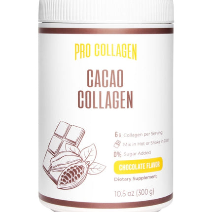 Cacao Collagen, Sabor Chocolate, 300 gr.
