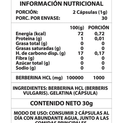 Berberina, 500 mg, 60 caps