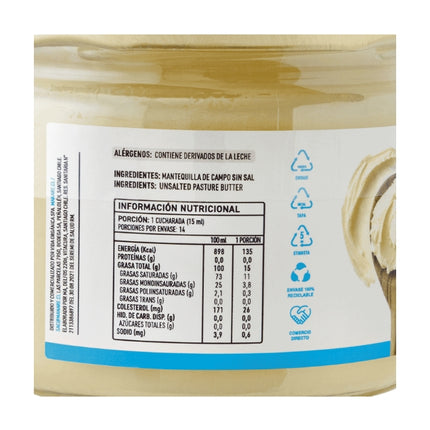 Ghee Mantequilla Clarificada, 210ml