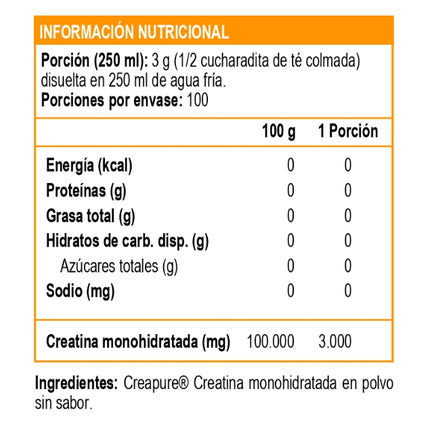 Platinum Creatina Monohidratada, Creapure, 300gr