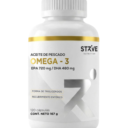 Omega 3, Alta Absorción, 120 caps.
