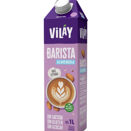 Bebida Vegetal Barista, Sabor Almendra, Sin Azucar, 1 Litro