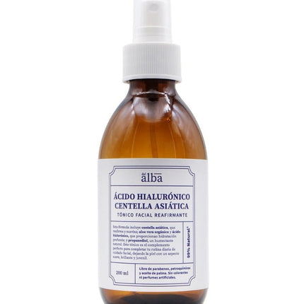 Tonico Facial Reafirmante, Acido Hialuronico, 200ml