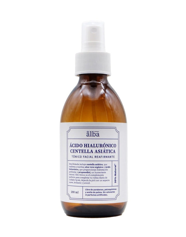 Tonico Facial Reafirmante, Acido Hialuronico, 200ml