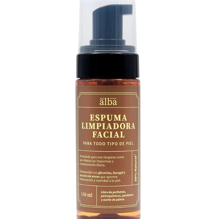Espuma Limpiadora Facial, Todo Tipo de Piel, 150ml