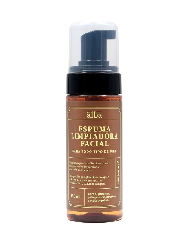 Espuma Limpiadora Facial, Todo Tipo de Piel, 150ml