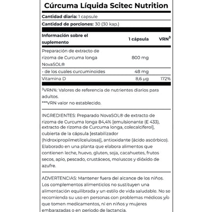 Curcuma Liquida, 60 Caps