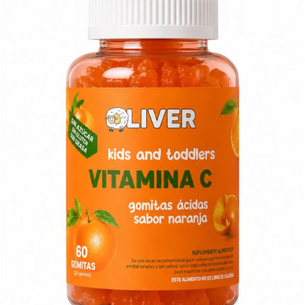 Vitamina C, Sabor Naranja, 60 gomitas