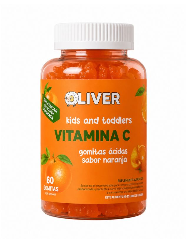 Vitamina C, Sabor Naranja, 60 gomitas
