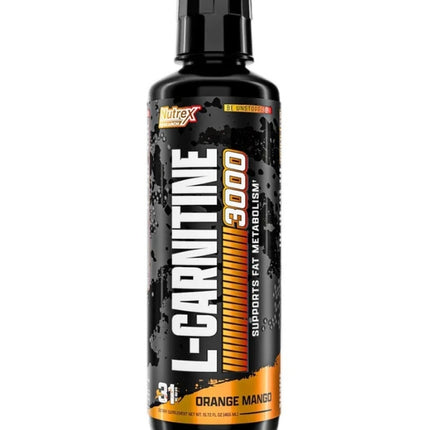 L-Carnitina 3000, Sabor Naranja Mango, 473 ml.