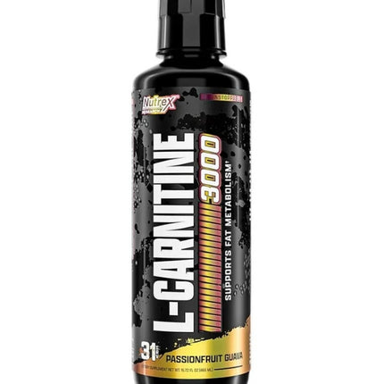 L-Carnitina 3000, Sabor Guayaba Maracuya, 473 ml.